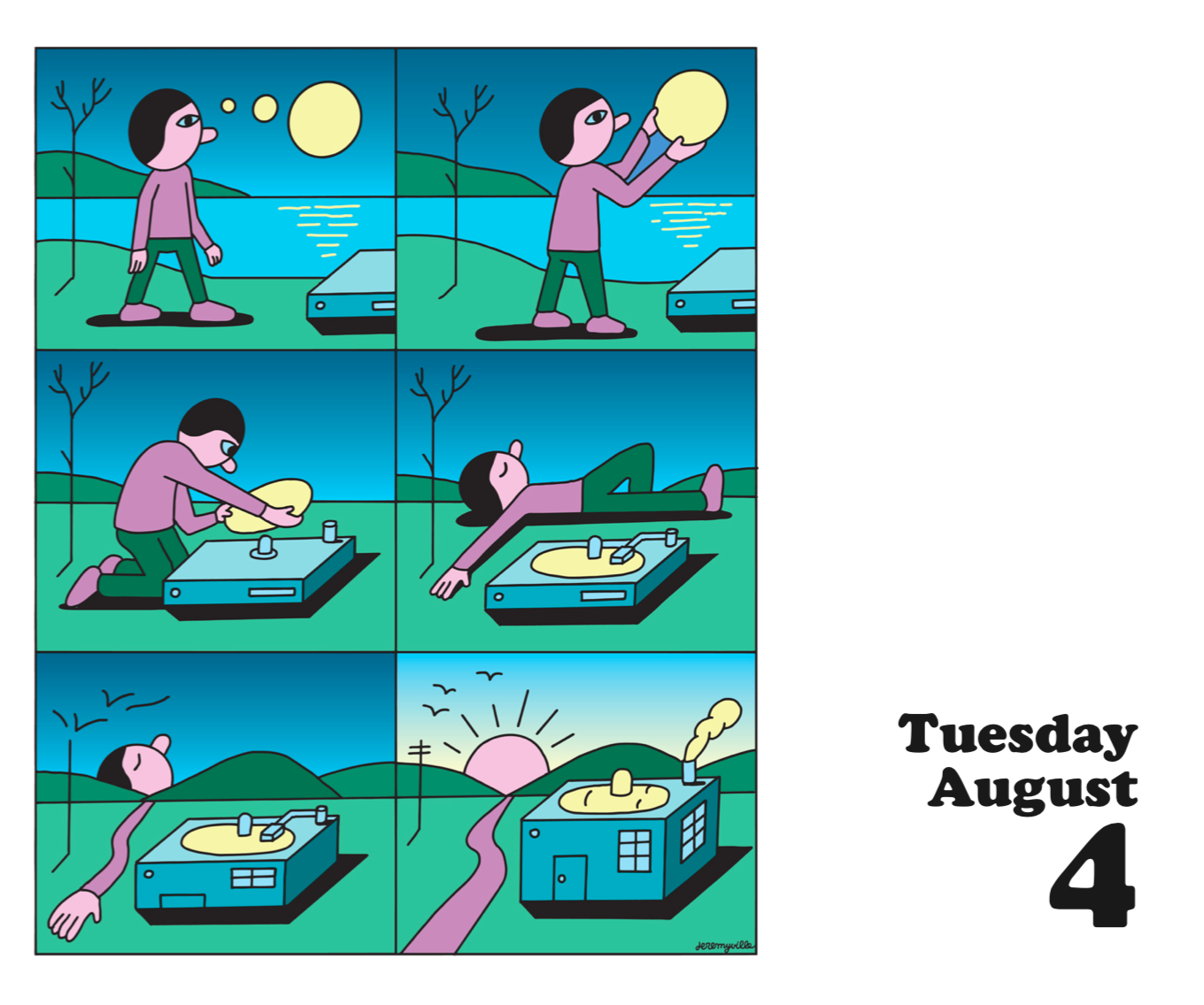 2026 Daily Desktop Calendar